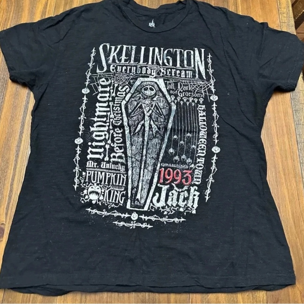 Disney Parks Official Jack Skellington short sleeve tee XL